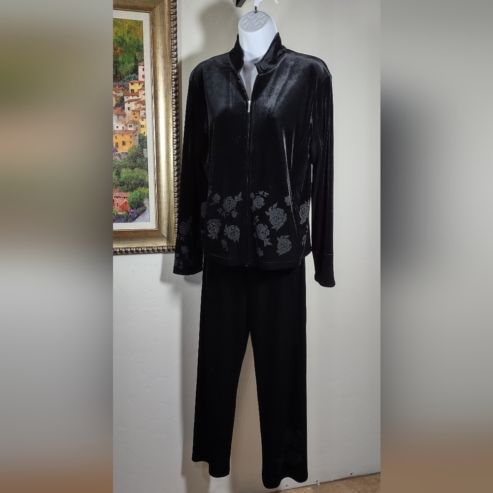 Coldwater Creek Velvet Jacket/Pants